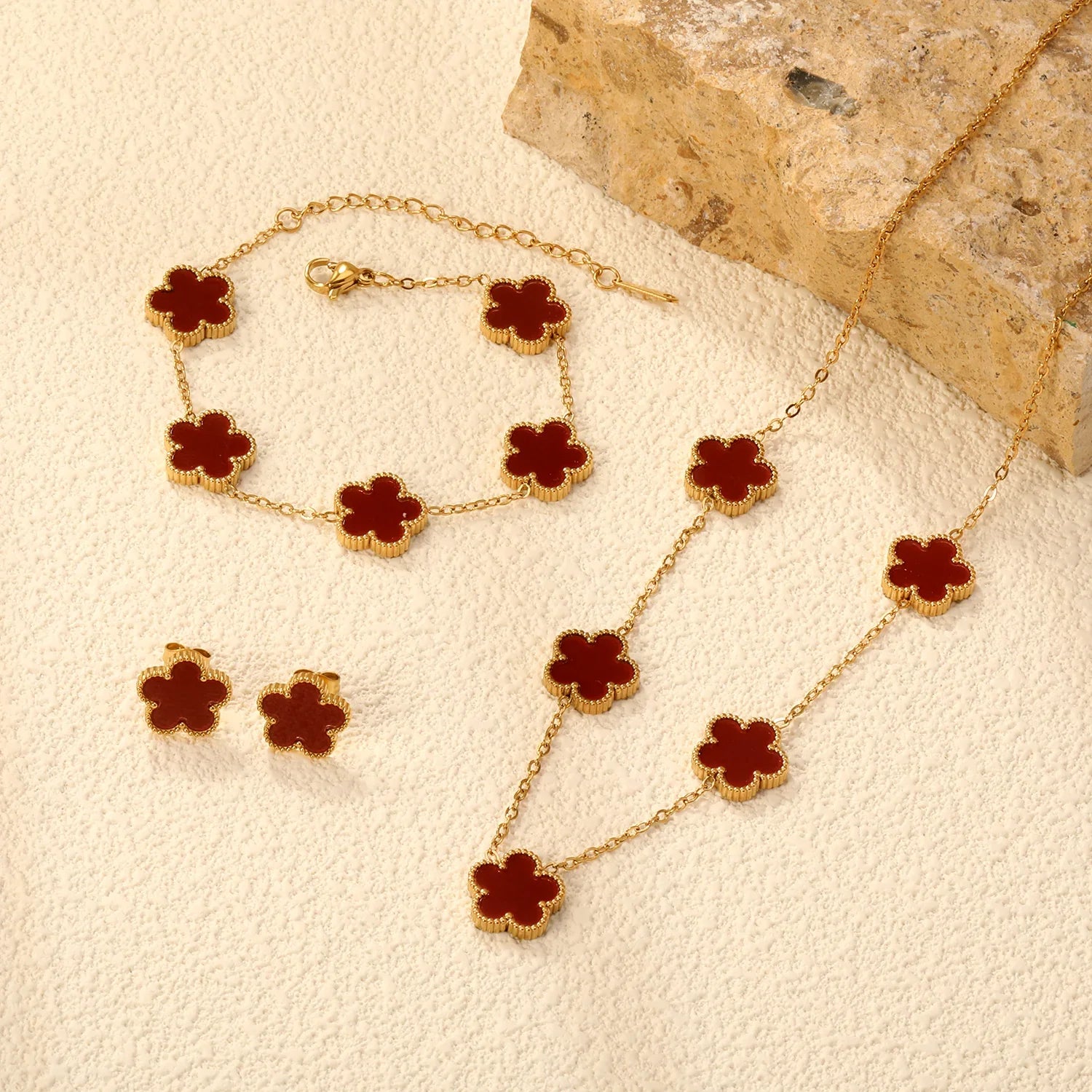 Petal Grace Jewelry Set — Hopeforwho (view 8)