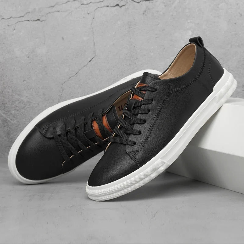 Cassian Leather Sneakers — Hopeforwho (view 8)