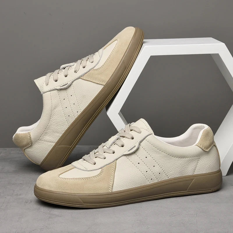 Emilio Leather Sneakers — Hopeforwho (view 2)