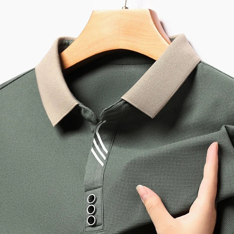 Portofino Long-Sleeve Polo Shirt — Hopeforwho (view 2)