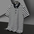 Broughton Striped Cotton Polo — Hopeforwho (view 11)