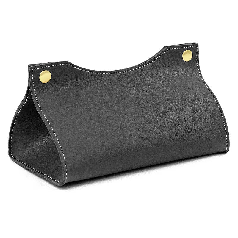 Luxe Leather Tissue Box Cover — Hopeforwho (view 8)