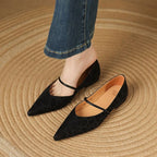 Calista Leather Flats — Hopeforwho (view 10)