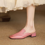 Bellesa Leather Mules — Hopeforwho (view 7)
