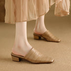 Sorrento Genuine Leather Mules — Hopeforwho (view 6)