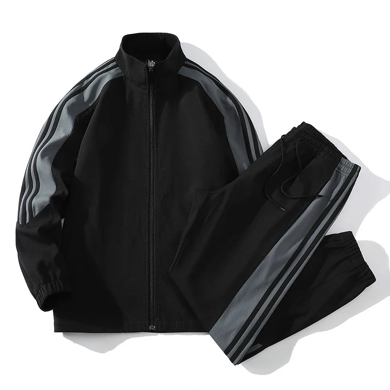 Full-Zip Tracksuit – Men's 2-Piece Jogger Set | Branson — Hopeforwho (view 3)