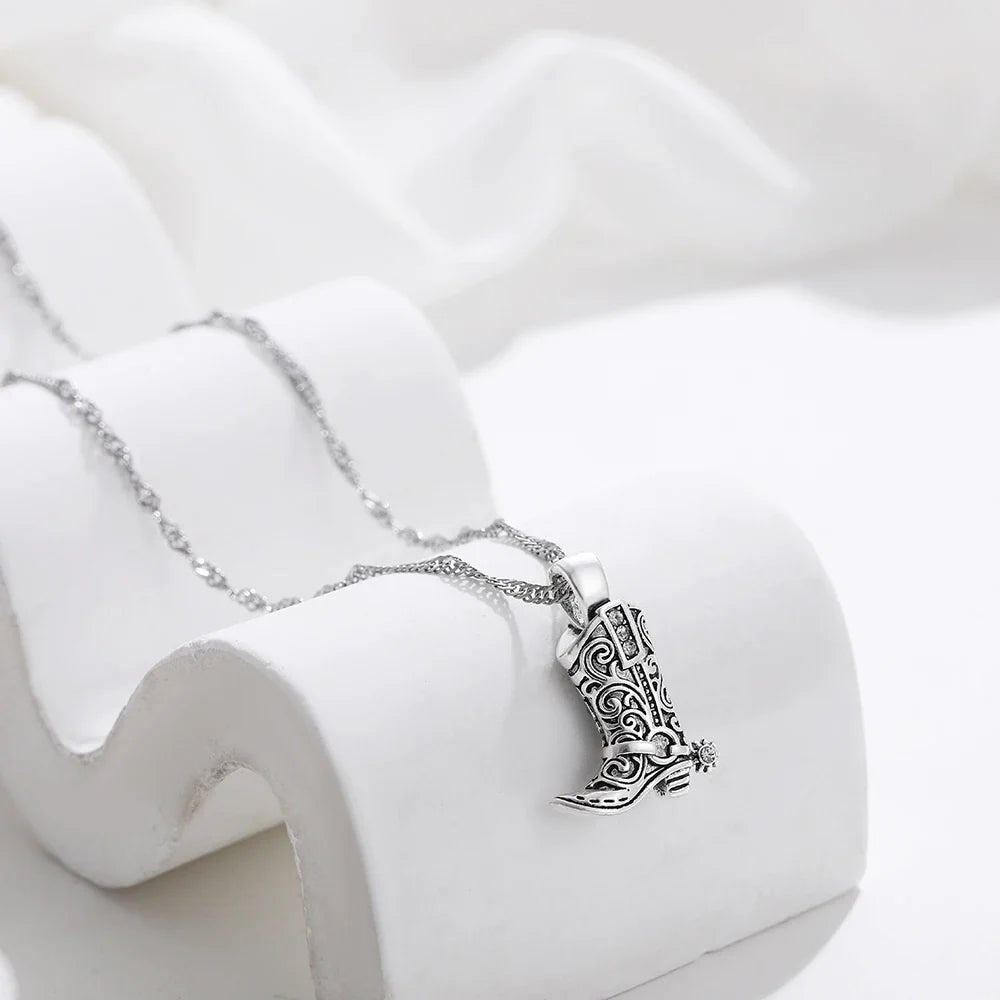 Cowgirl Boot Necklace — Hopeforwho (view 3)