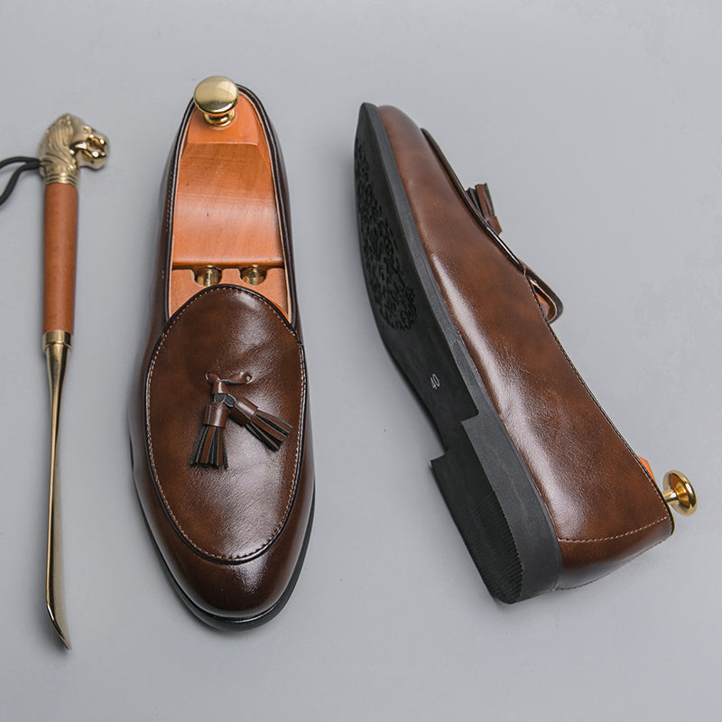 Raffaello Leather Loafers — Hopeforwho (view 3)