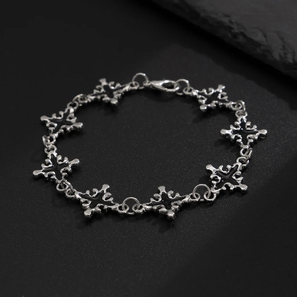 Obsidian Cross Bracelet — Hopeforwho (view 2)