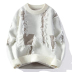 Frayed Knit Sweater – Men's Pullover | Camden — Hopeforwho (view 5)