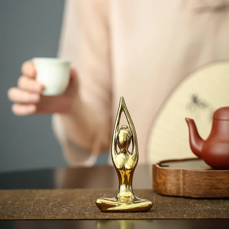 Zen Pose Ceramic Figurines — Hopeforwho (view 5)