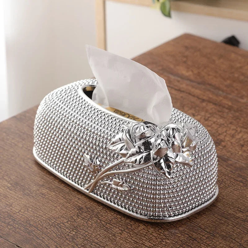 Rosetta Bloom Tissue Box Holder — Hopeforwho (view 3)