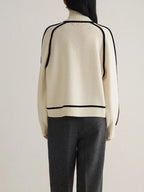 Ribbed Turtleneck Sweater – Women's Knit Top | Sophia — Hopeforwho (view 4)