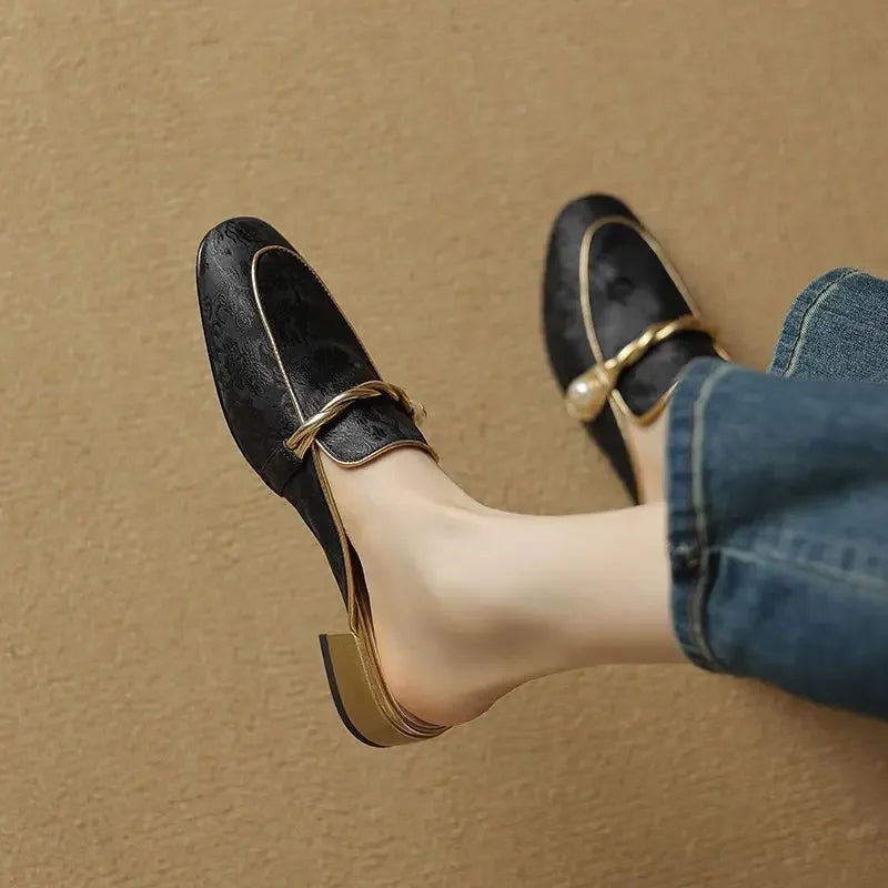 Florence Satin Mules — Hopeforwho (view 2)