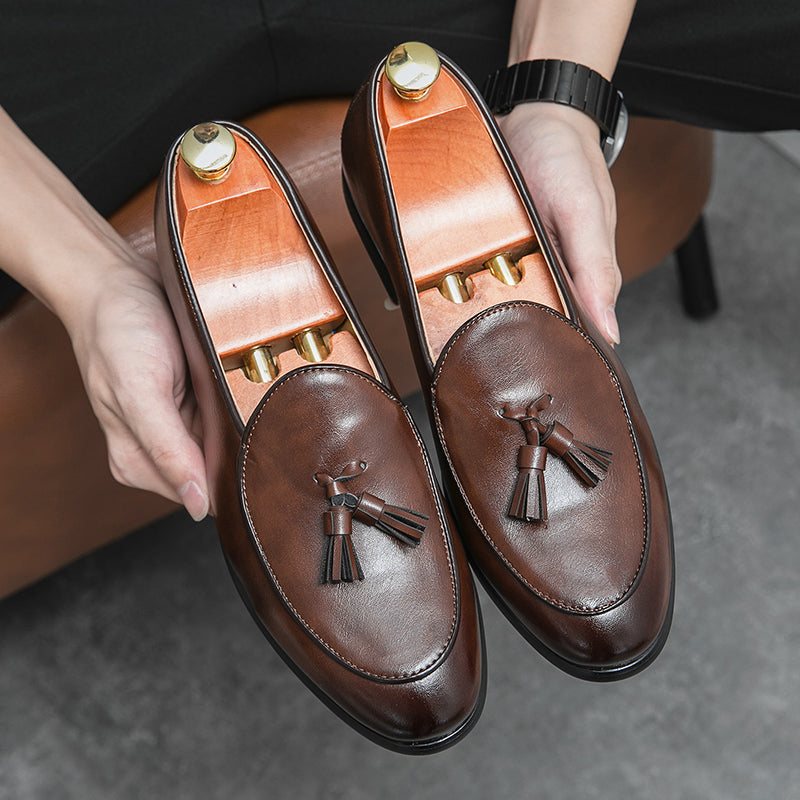 Raffaello Leather Loafers — Hopeforwho (view 2)