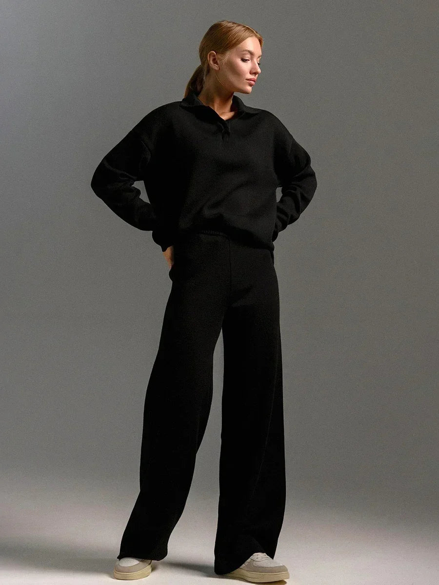 Hoodie & Sweatpants Set – Women's 2-Piece Lounge Set | Sophia — Hopeforwho (view 4)