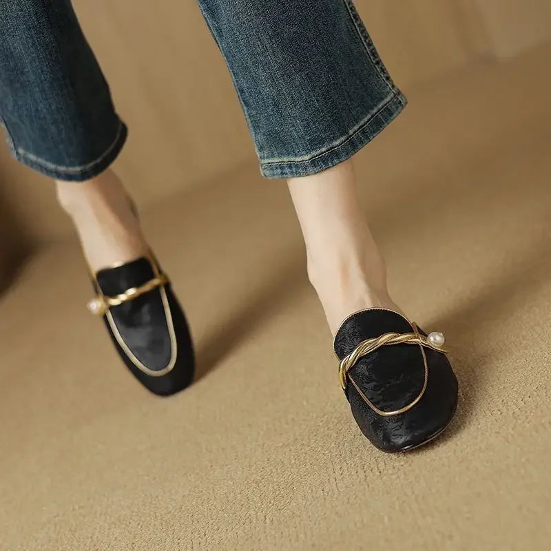 Florence Satin Mules — Hopeforwho (view 4)