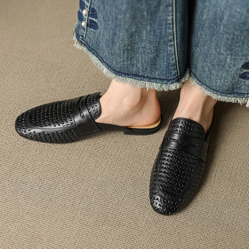 Winslet Leather Mules — Hopeforwho (view 11)