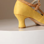 Eleanor Suede Heels — Hopeforwho (view 5)