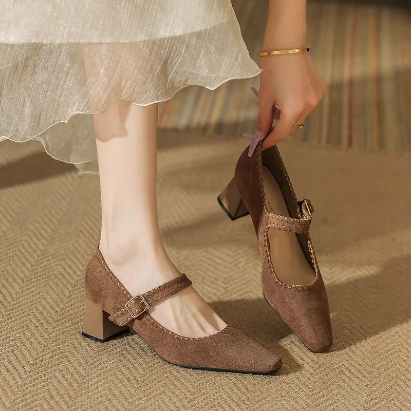 Capri Suede Heels — Hopeforwho