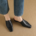 Sorrento Genuine Leather Mules — Hopeforwho (view 12)