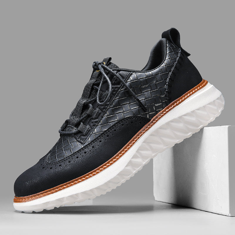 Axis Leather Sneakers — Hopeforwho (view 10)