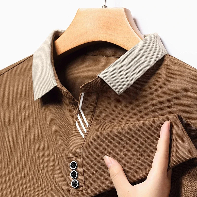 Portofino Long-Sleeve Polo Shirt — Hopeforwho (view 12)