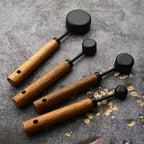 Wood and Steel Measuring Spoon Set — Hopeforwho (view 7)