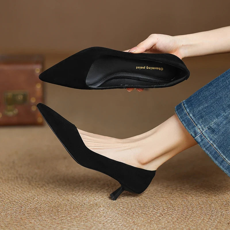 Lecia Suede Pumps — Hopeforwho (view 6)