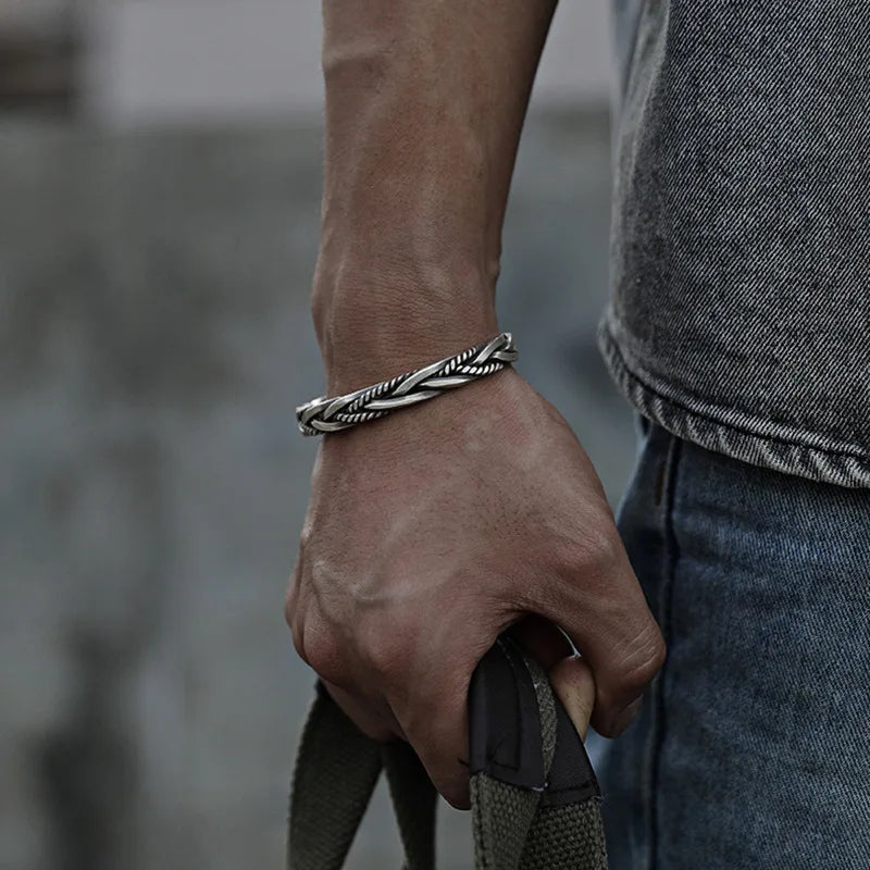 Torin Silver Cuff Bracelet — Hopeforwho
