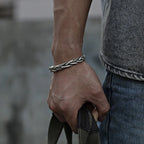 Torin Silver Cuff Bracelet — Hopeforwho