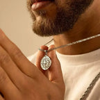 Steel Compass Necklace — Hopeforwho (view 4)