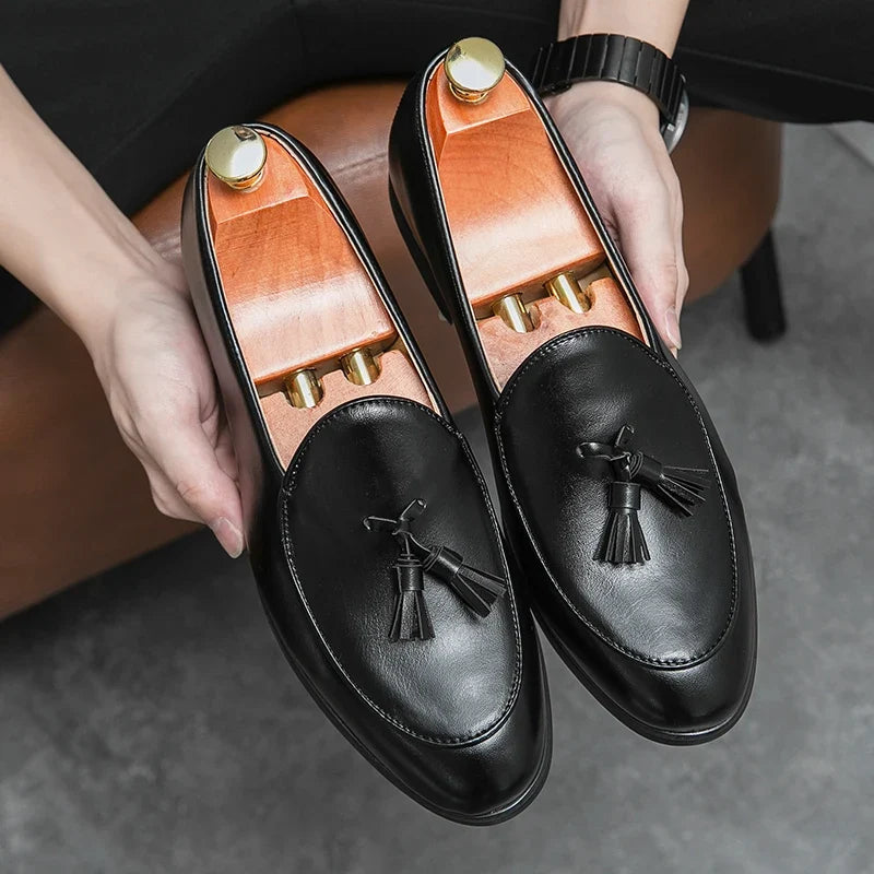 Raffaello Leather Loafers — Hopeforwho (view 6)