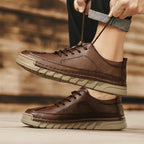 Frontier Leather Sneakers — Hopeforwho (view 4)