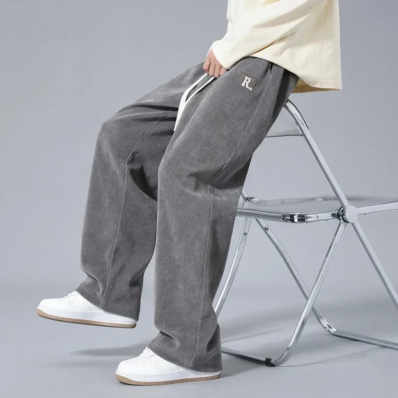 Corduroy Sweatpants – Relaxed Fit for Men | Arden — Hopeforwho (view 2)
