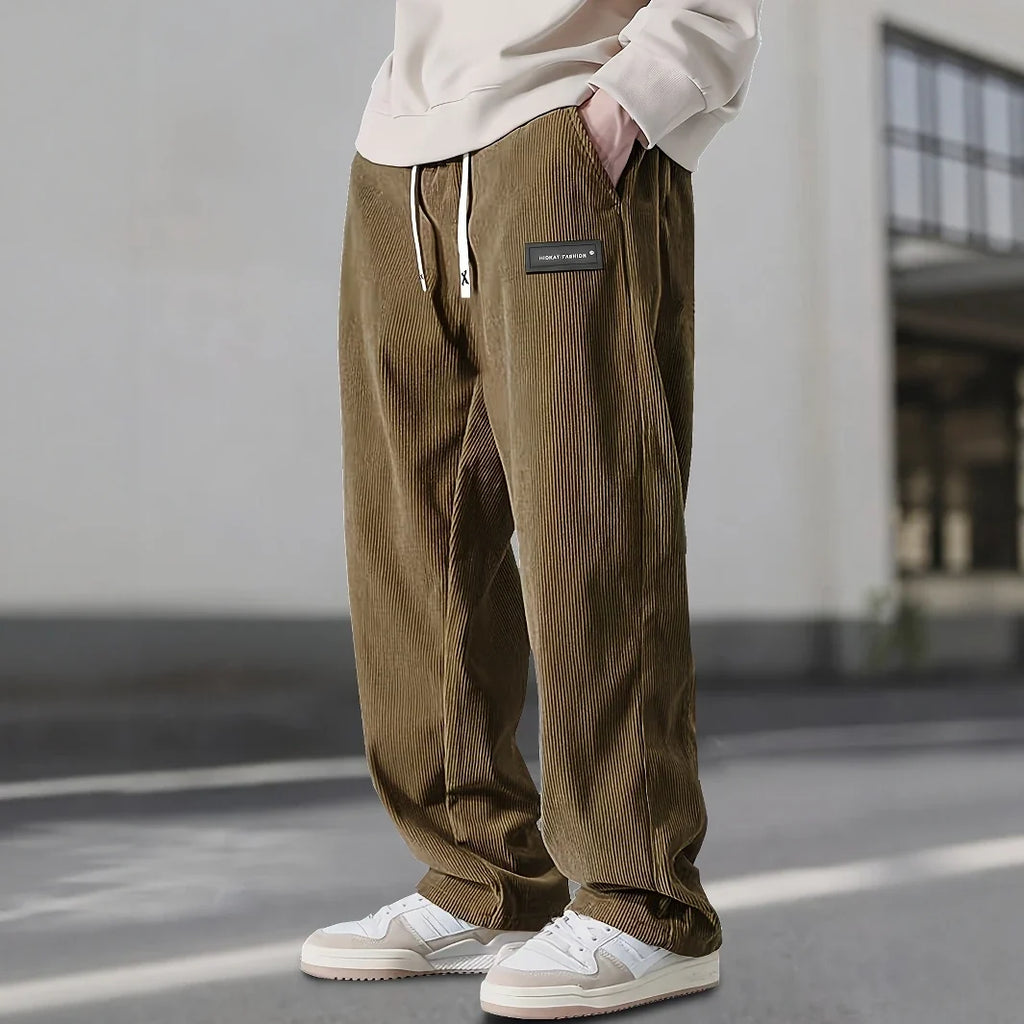 Men's Corduroy Sweatpants with Deep Pockets | Arden — Hopeforwho (view 7)