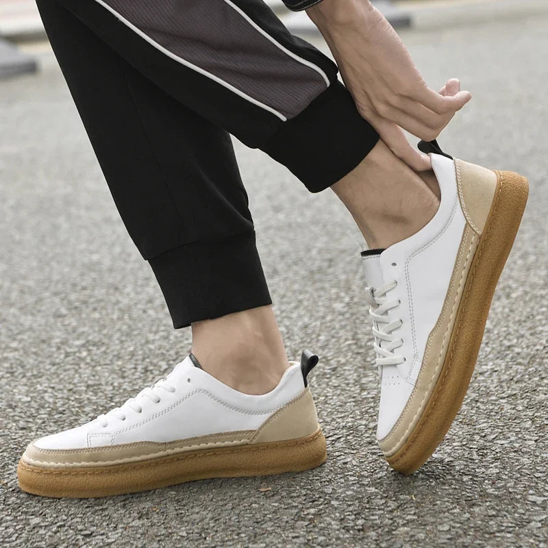 Metro Drift Leather Sneakers — Hopeforwho (view 5)