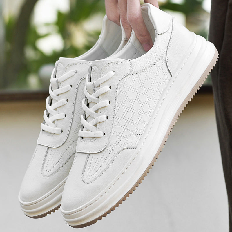Atticus Leather Sneakers — Hopeforwho (view 5)
