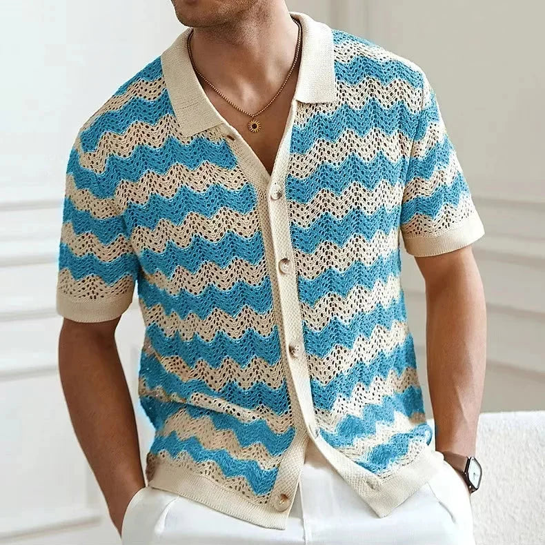 Palmero Knit Button Up — Hopeforwho