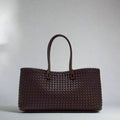 Daria Woven Leather Handbag — Hopeforwho
