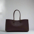 Daria Woven Leather Handbag — Hopeforwho