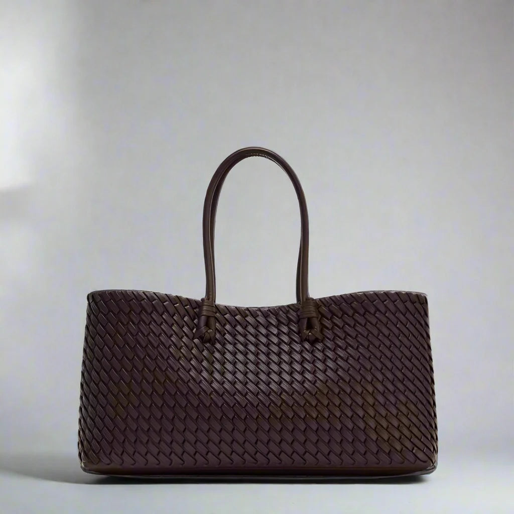 Daria Woven Leather Handbag — Hopeforwho