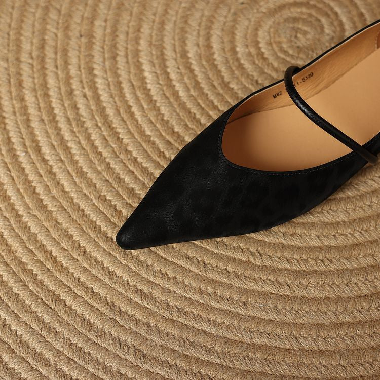 Calista Leather Flats — Hopeforwho (view 11)