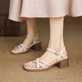 Delainey Leather Sandals — Hopeforwho