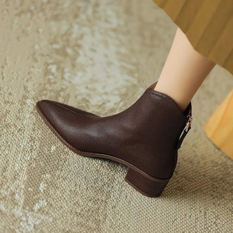 Kensley Leather Boots — Hopeforwho (view 2)