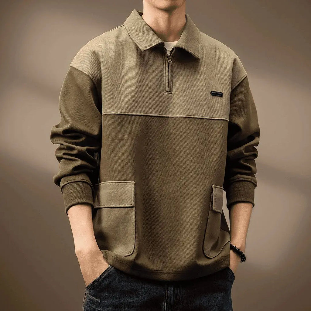 Arlo Prime Long-Sleeve Polo Shirt — Hopeforwho (view 3)