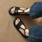 Whitney Leather Sandals — Hopeforwho (view 3)