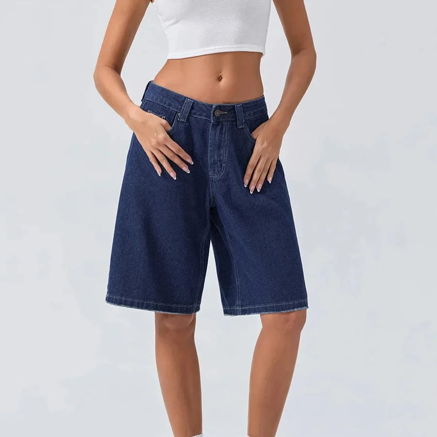 90's Low Rise Jean Shorts — Hopeforwho (view 7)