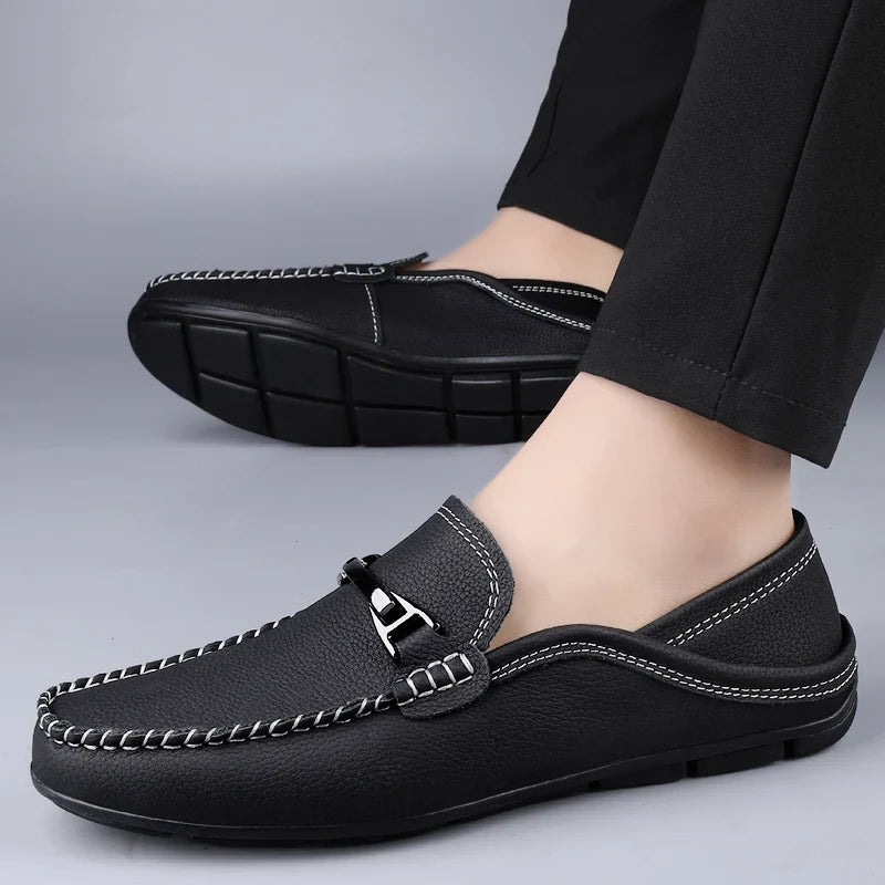 Savoni Leather Loafers — Hopeforwho (view 5)