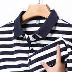 Broughton Striped Cotton Polo — Hopeforwho (view 9)